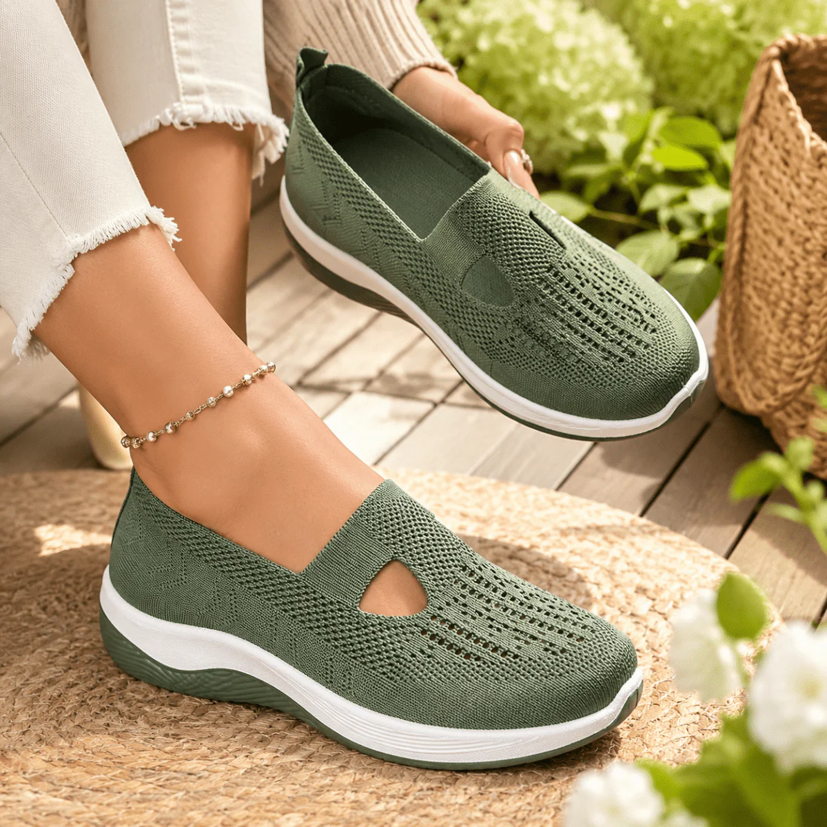Naisten Slip-On Kengät Mukavalla Muotoilulla - Image 3