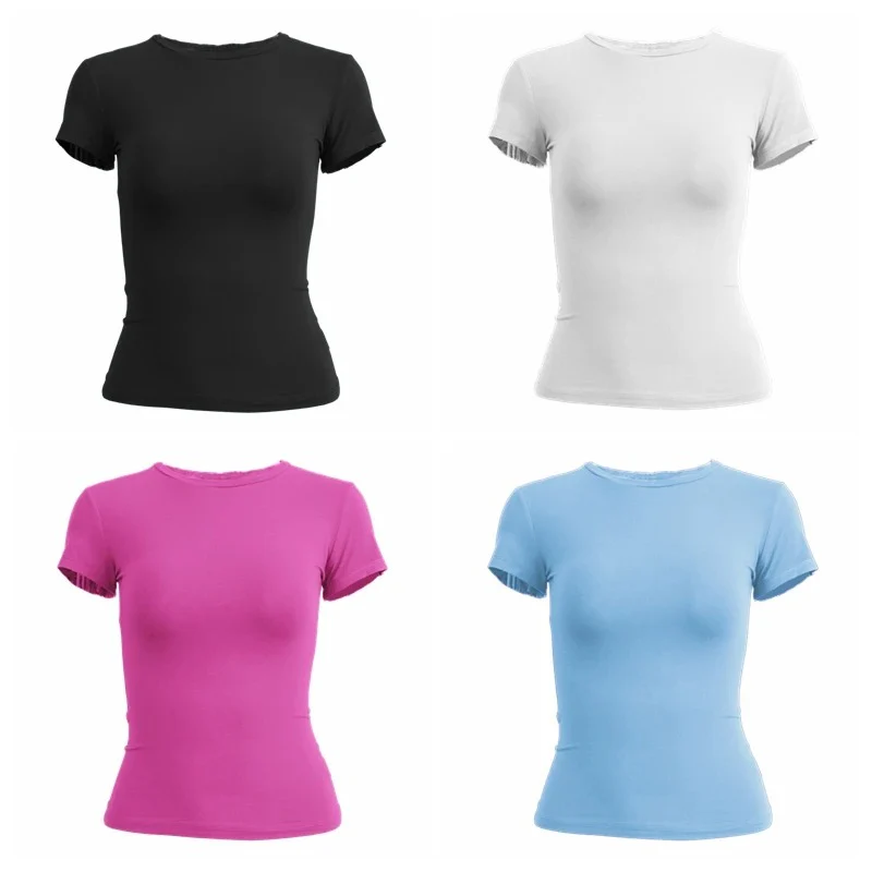 Naisten Sportive Slim Fit T-paita - Image 5