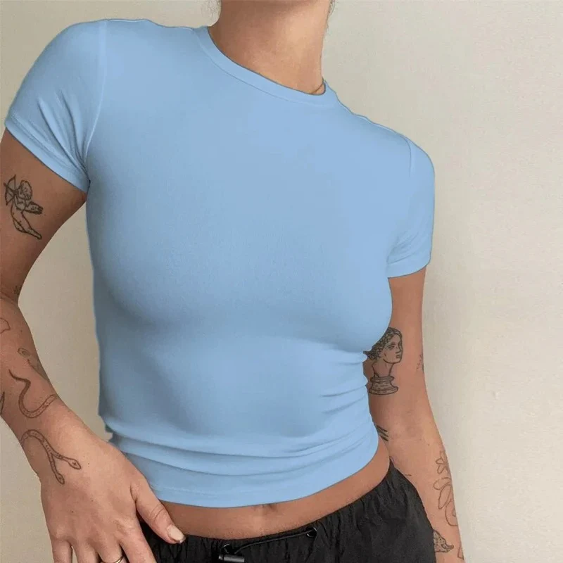 Naisten Sportive Slim Fit T-paita - Image 6