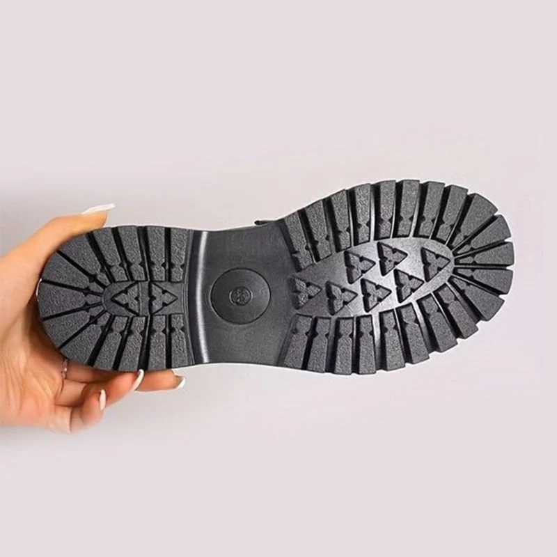 Naisten Suede Loaferit Paksulla Pohjalla - Image 9