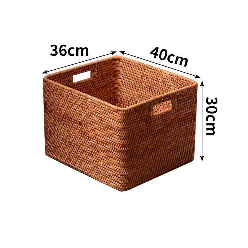 Naisten Suorakaiteen Muotoinen Säilytyskori Moderni ja Tyylikäs 35x35x35 cm - Image 14