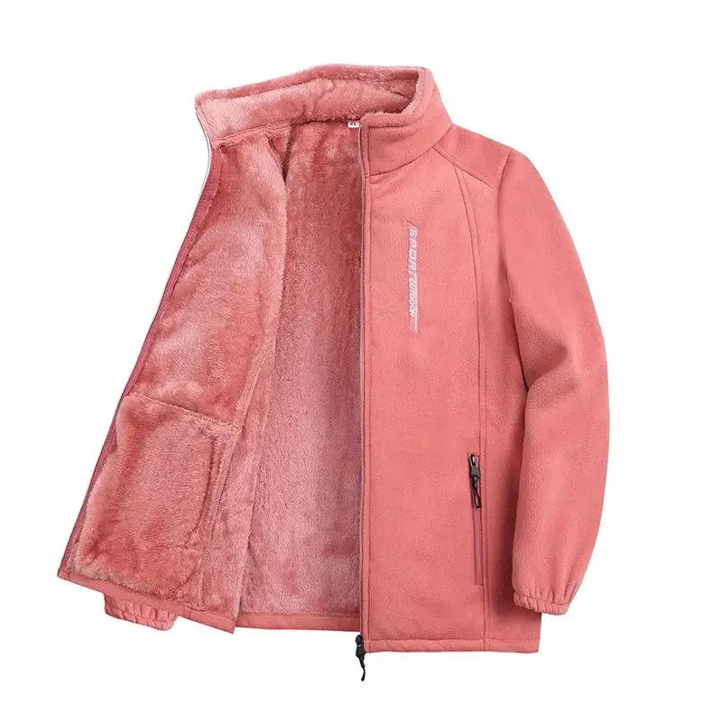 Naisten talvi lämmin fleece takki - Image 4