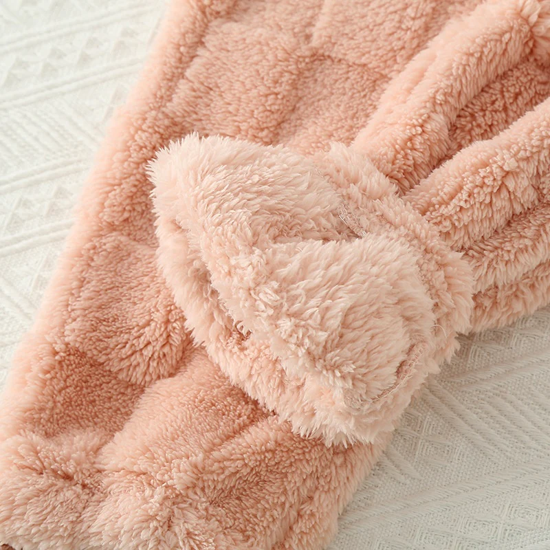 Naisten talvi ruudullinen pyjama setti - Image 15