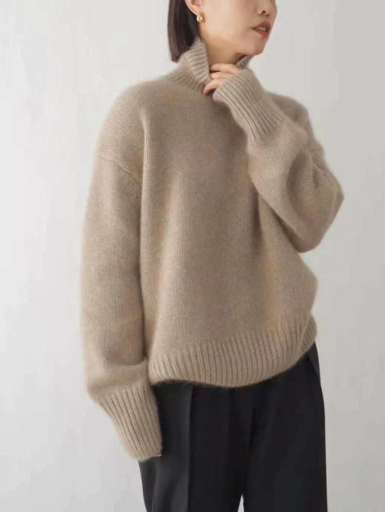 Naisten Turtleneck Paita Klassinen - Image 6