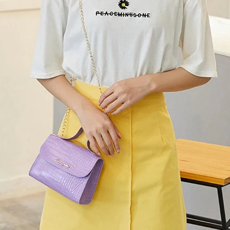 Naisten tyylikäs ketju Crossbody laukku - Image 10