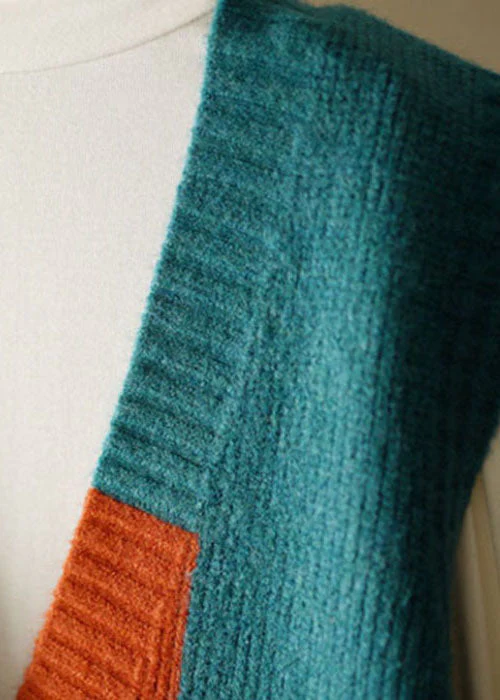 Naisten V-kaula Rantaliivi Patchwork Tyylillä - Image 5