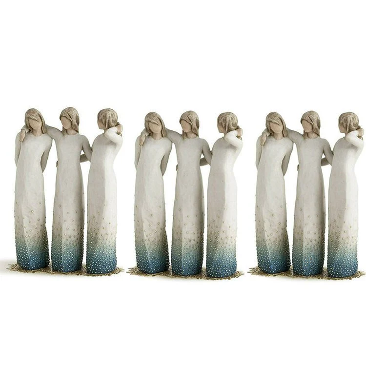 Naisten Veistoksellinen Figuri Ystävyyden Symboli - Image 7