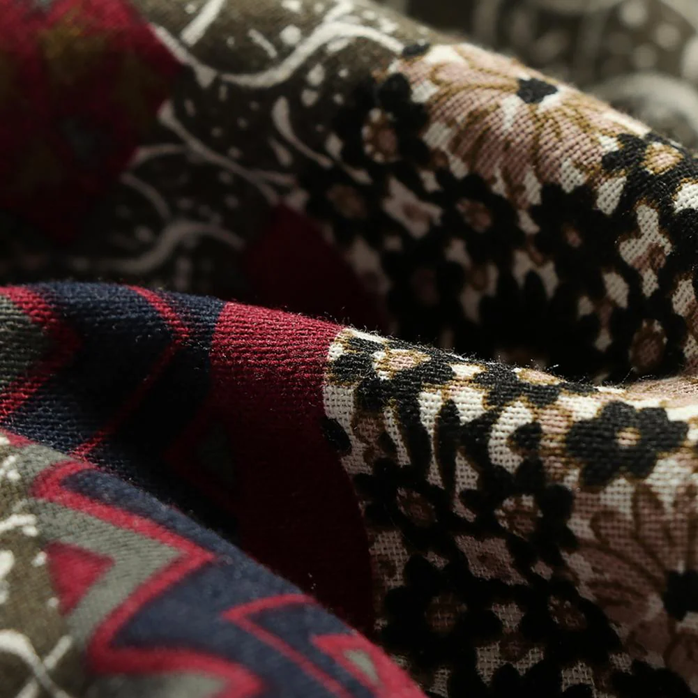 Naisten vintage hupullinen pitkä takki - Image 9