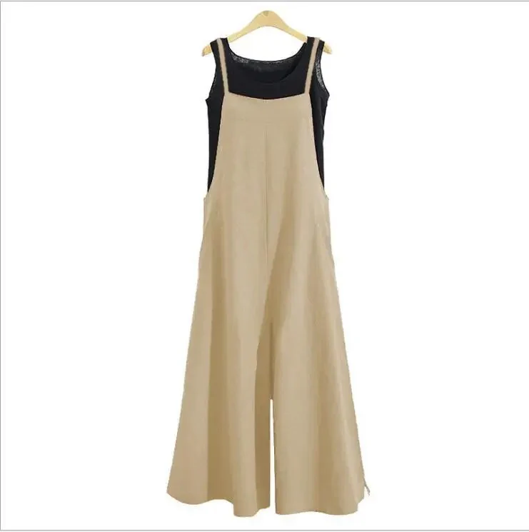 Naisten yleinen hihaton löysä Jumpsuit - Image 6