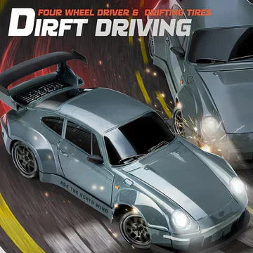 Neliveto RC Auto Drift Master LED-valoilla - Image 3
