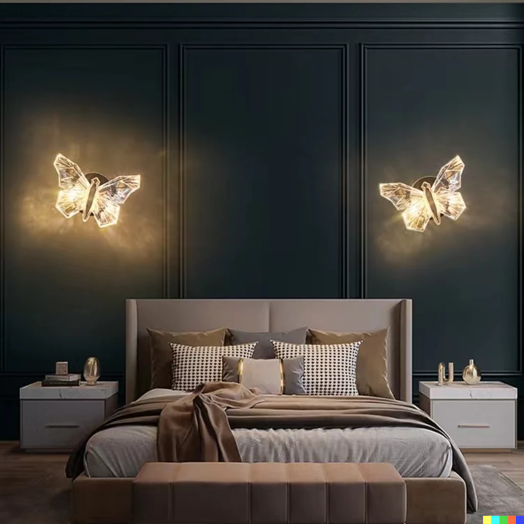 Nordic Butterfly LED-seinävalaisin - Image 4