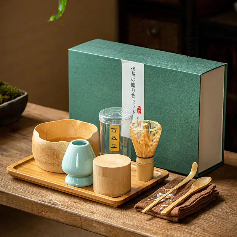 Perinteinen Matcha Lahjasetti Teeseremoniaan - Image 2