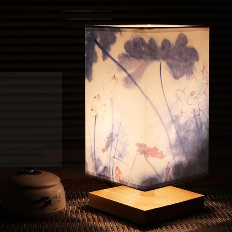 Pöytälamppu Japanilaisella Skandinaavisella Tyylillä - Image 3