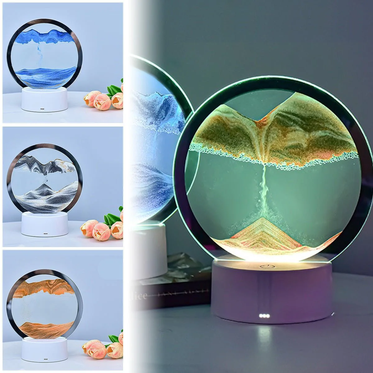 Pöytälamppu LED Valaistus Monivärinen Kosketuskytkimellä - Image 2