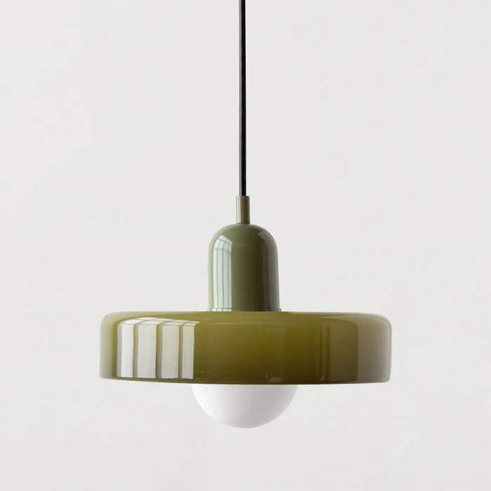 Riippuvalaisin Bauhaus-tyyliin värikkäällä lasilla - Image 11