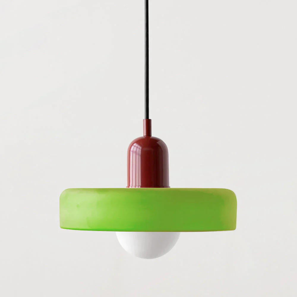 Riippuvalaisin Bauhaus-tyyliin värikkäällä lasilla - Image 34