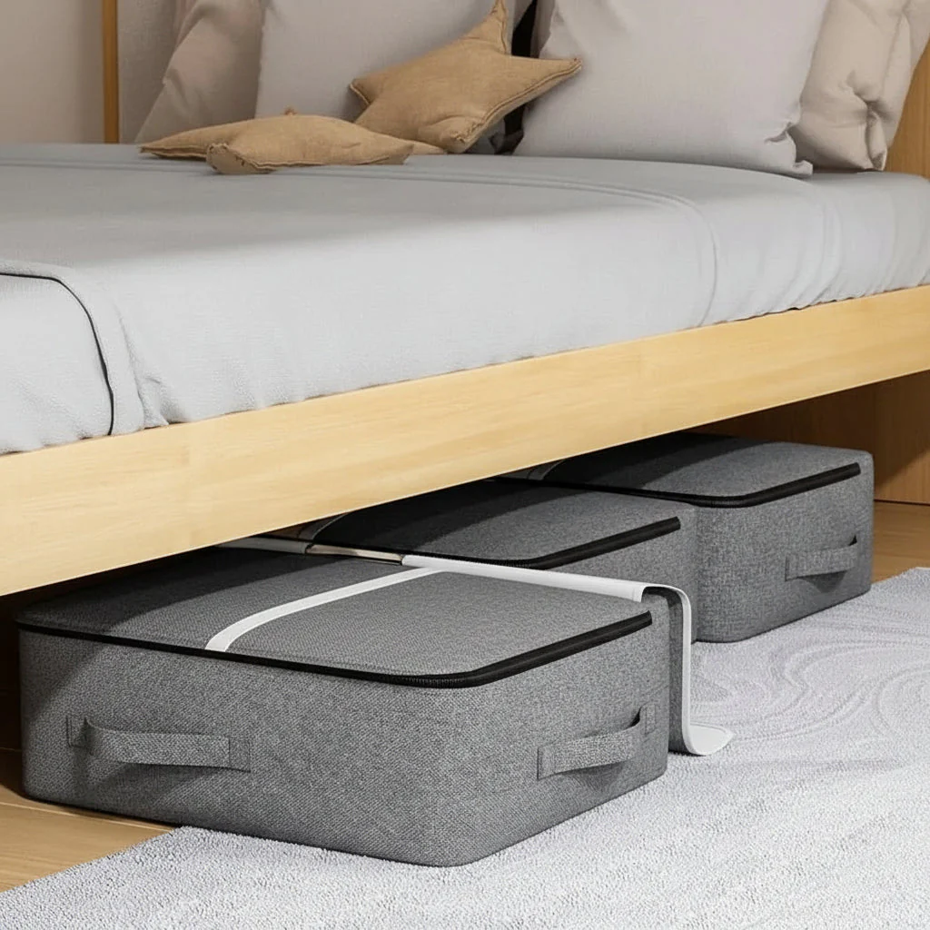 Säilytyspussi Vetoketjulla ja Katseluikkunalla, Kestävä Ergonominen Muotoilu - Image 3