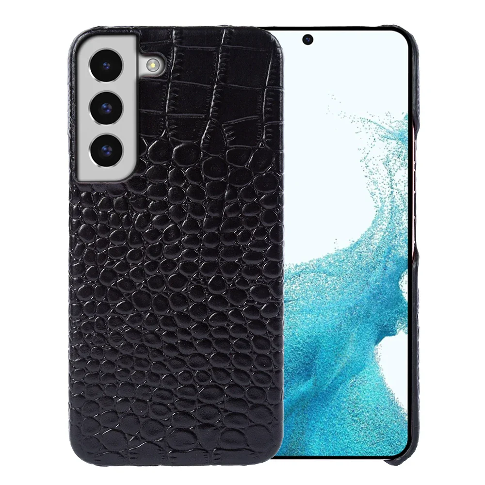 Samsung Galaxy S25, S24 S23, S22, S21, S20 Ultra Plus, S10 Puhelimen Nahkakotelo Krokotiilikuvio