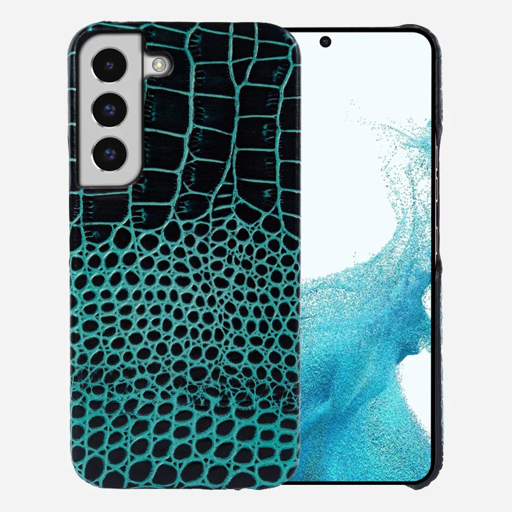 Samsung Galaxy S25, S24 S23, S22, S21, S20 Ultra Plus, S10 Puhelimen Nahkakotelo Krokotiilikuvio - Image 9