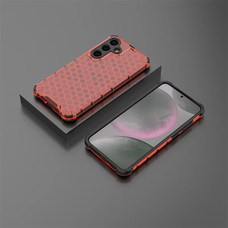 Samsung Galaxy S25 Plus,  Ultra  Kotelo Iskunkestävä Honeycomb Design - Image 10