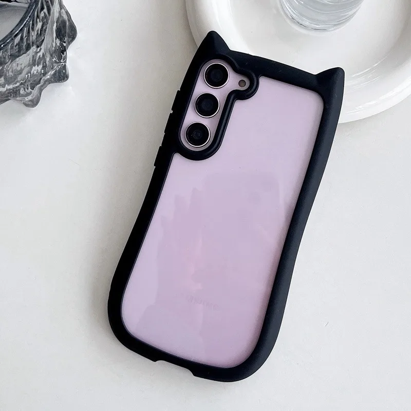 Samsung Galaxy S25, S24, S23 Plus Kuuloketasku 3D Kissa Design - Image 8