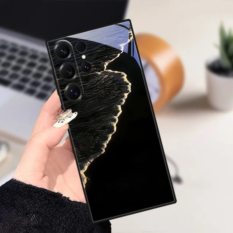 Samsung Galaxy S25 Puhelin Kuori Eläinkuvioilla Liukumaton Suoja - Image 16