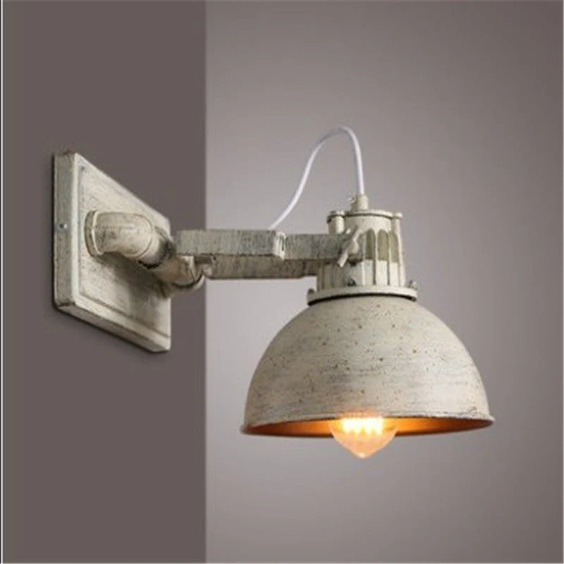 Seinälamppu Teollinen Tyylinen Valkoinen - Image 3
