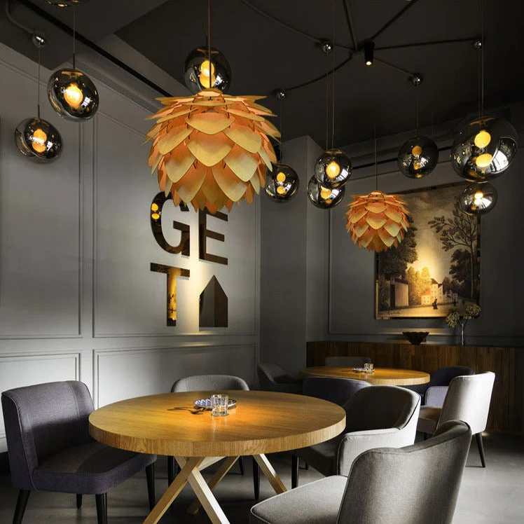 Seinävalaisin Männynkäpy Design Luonnon Inspiraatio Kodin Sisustukseen - Image 9