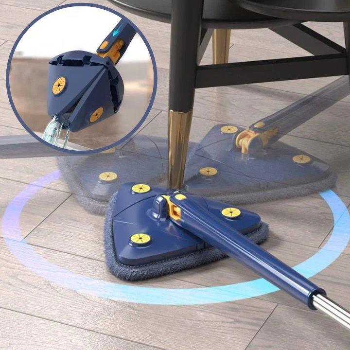 Siivousmoppi TriangleMop 360° Kääntyvällä Päällä