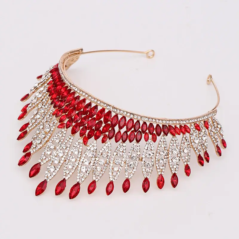 Strassi kristalli tiara - Image 7