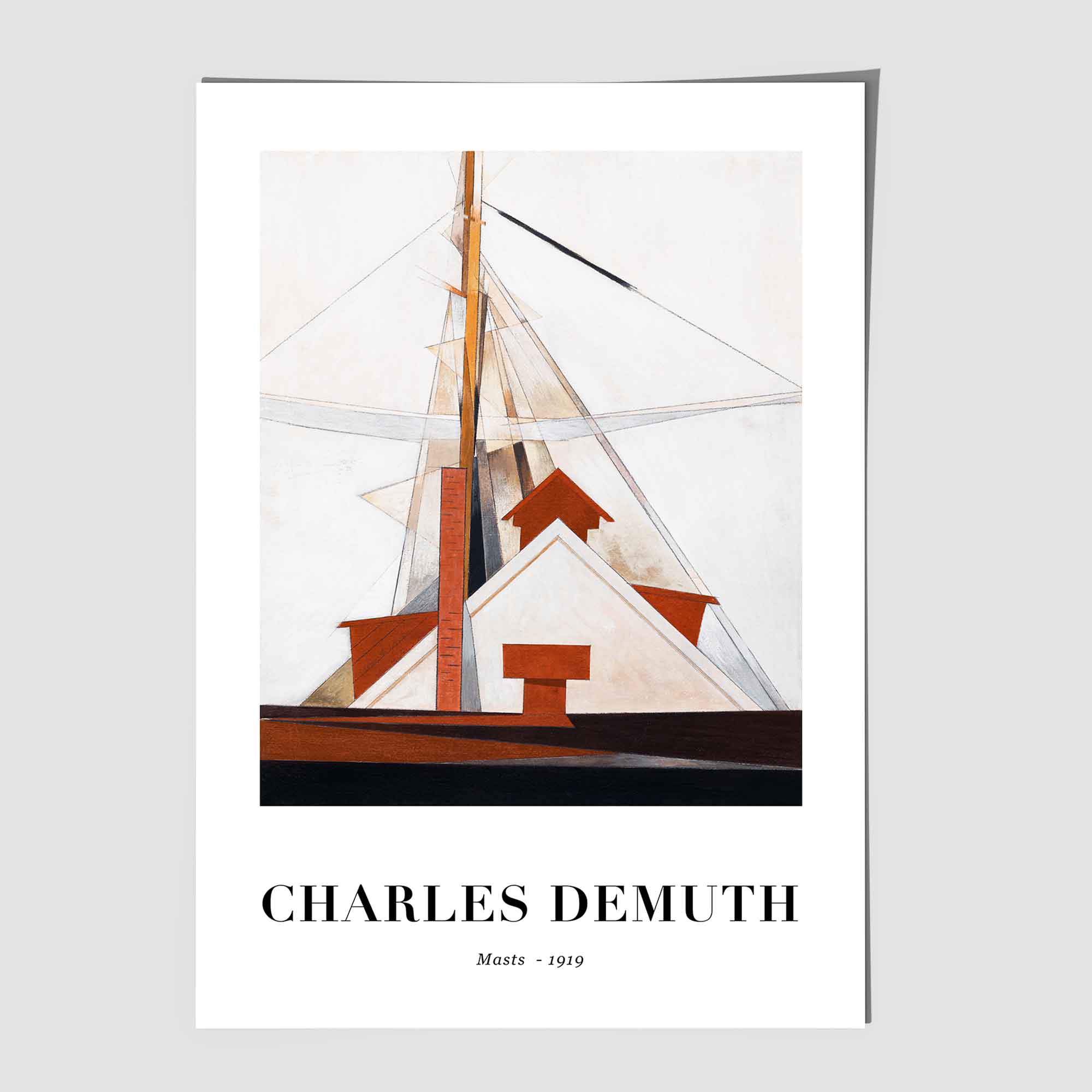 Taideprintti Charles Demuth - Mastot