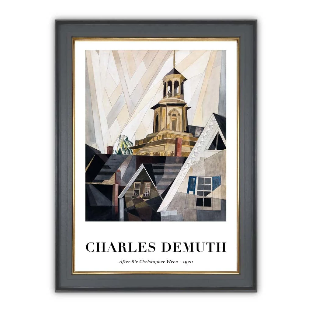 Taideprintti Charles Demuthin Inspiroimana