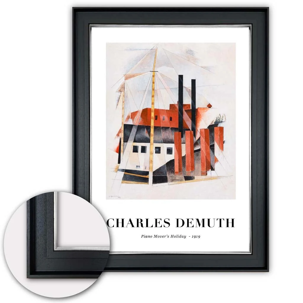 Taidevedos Charles Demuth - Piano Kuljettaja Kehyksillä - Image 3