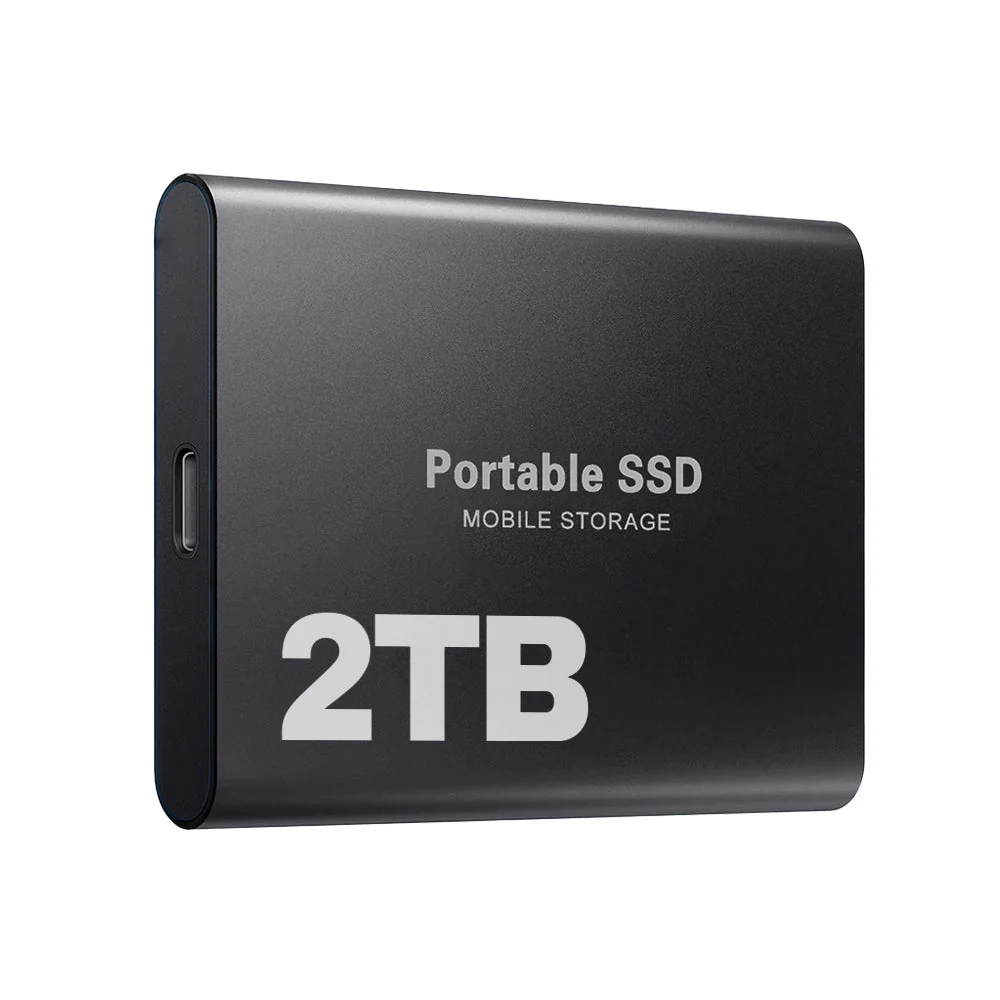 Ulkoinen SSD kiintolevy Kompakti Portable 2 Tt