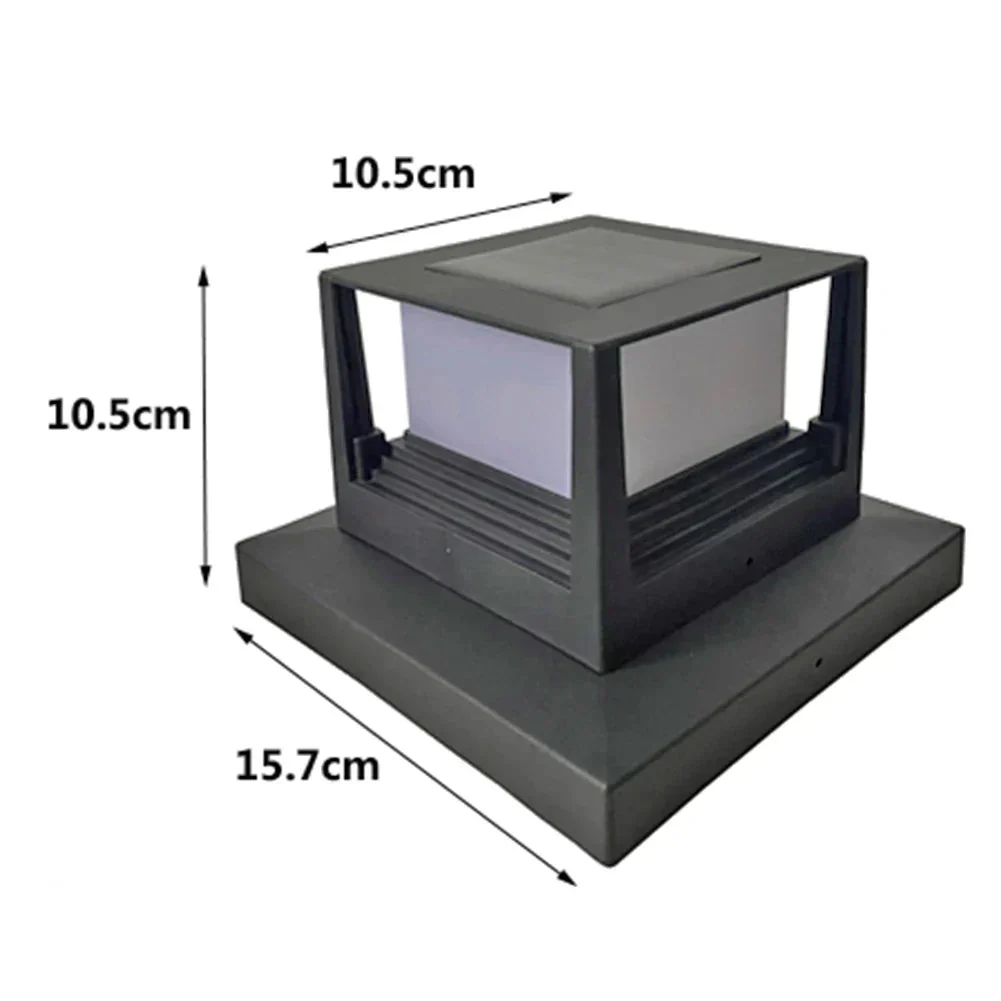 Ulkovalaisin LED Aurinkopylväsvalo Moderni Säänkestävä Terassille ja Puutarhaan - Image 4