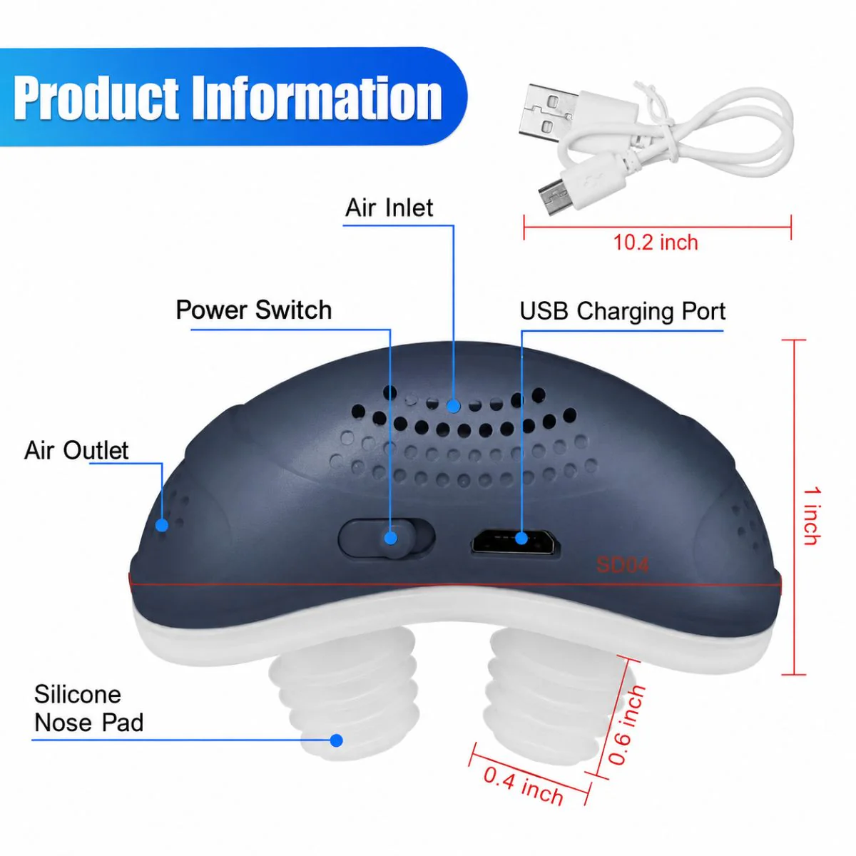 Uniapnean Hoitoon Kompakti CPAP-laite Microbreath - Image 8