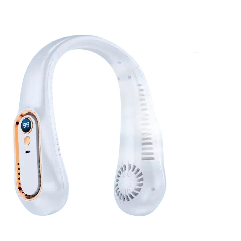 Unisex Kannettava Kaulatuuletin LED-näytöllä Säädettävällä Tuulennopeudella