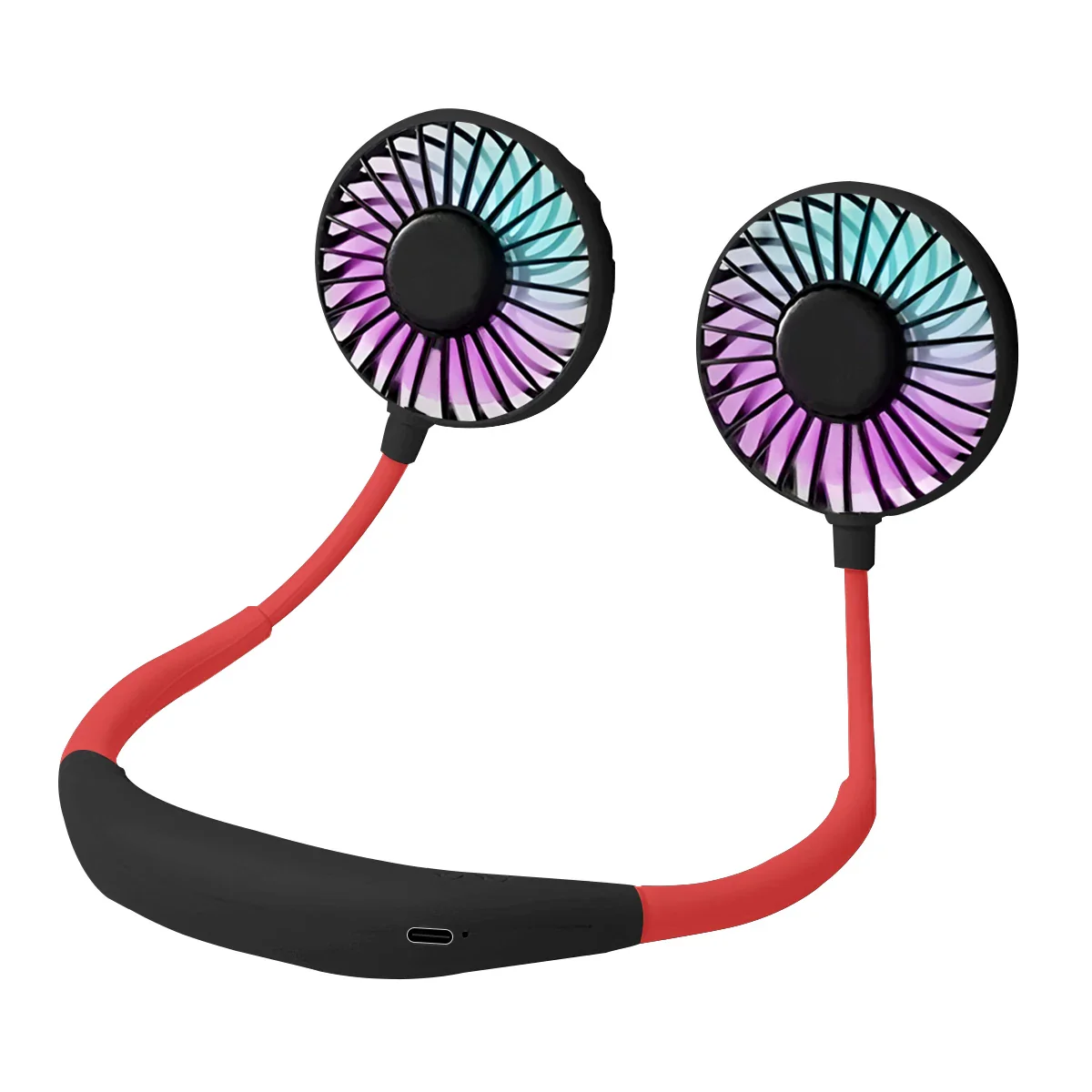 Unisex Kaulatuuletin Ladattava Handsfree Kolme Nopeutta - Image 14