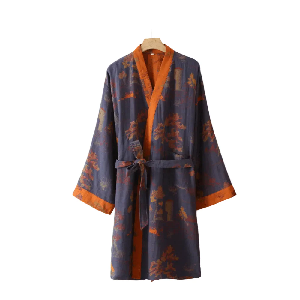 Unisex Kimono Kylpytakki Kuvioidulla Designilla