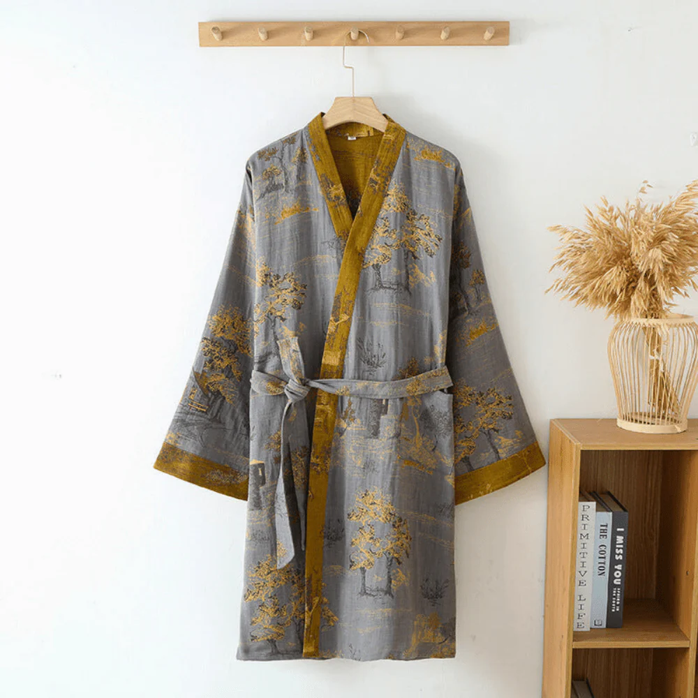 Unisex Kimono Kylpytakki Kuvioidulla Designilla - Image 3