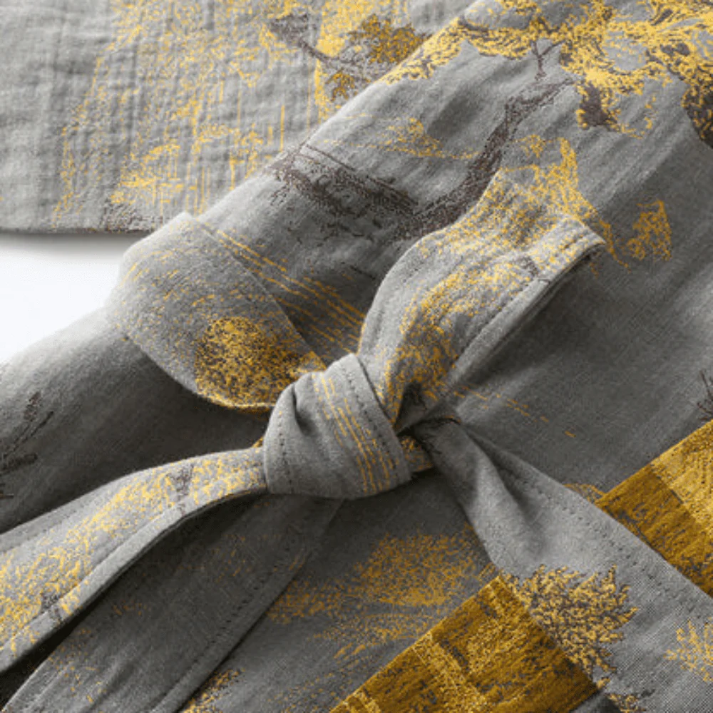 Unisex Kimono Kylpytakki Retro-tyylillä - Image 5