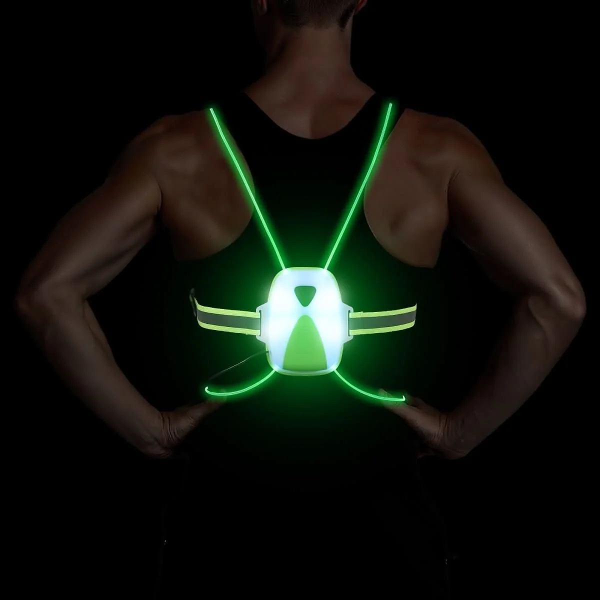 Unisex LED Turvaliivi Juoksuun ja Ulkoiluun - Image 6