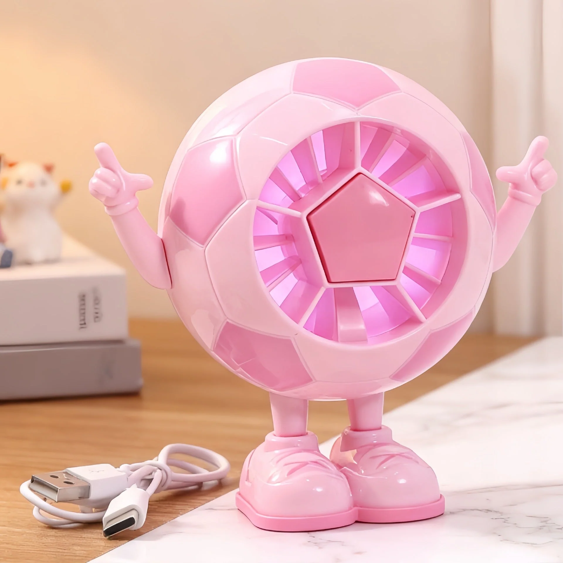 Unisex Pöytätuuletin Kompaktilla Kuviomuotoilulla USB-liitännällä - Image 25