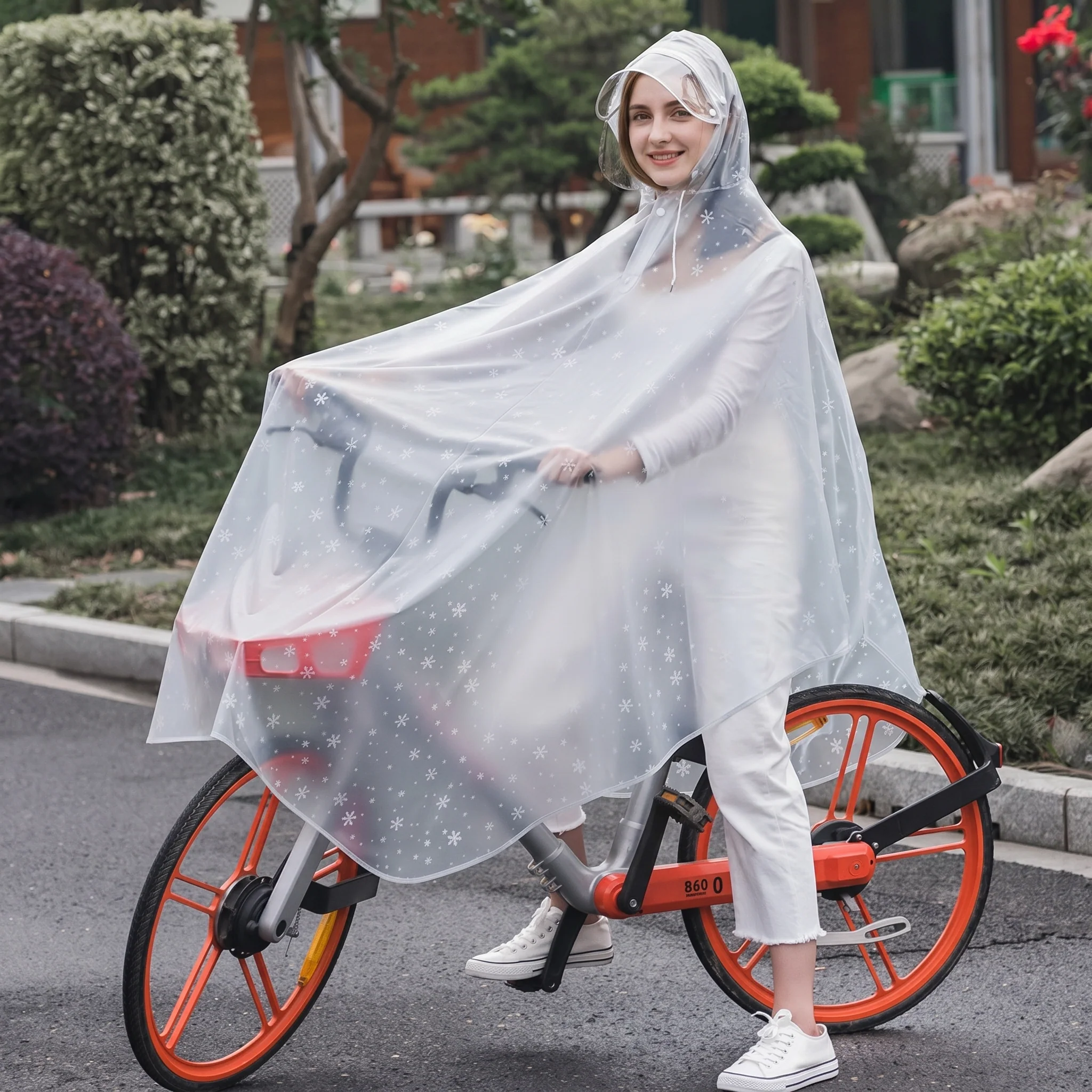 Unisex Sateenpitävä Pyöräilytakki - Image 4