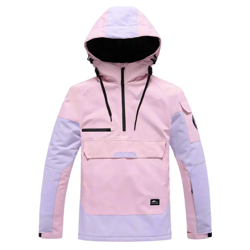 Unisex Talvitakki Hupulla Modernilla Muotoilulla