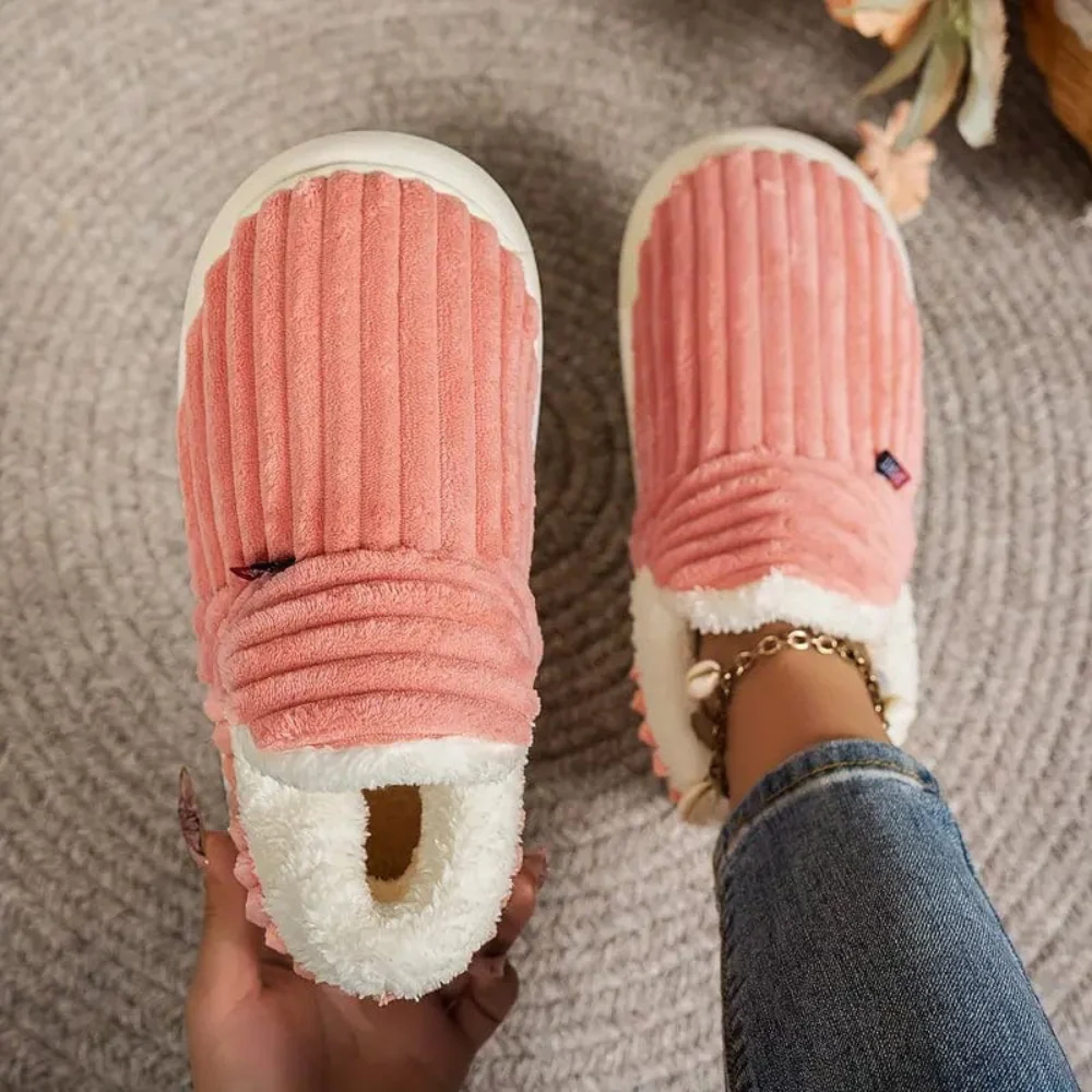 Unisex Tossut Pehmeä Plush Sisä- ja Ulkokäyttöön - Image 6