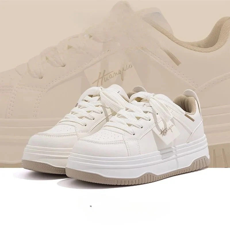 Valkoinen Chunky Sneakers naisille - Image 4