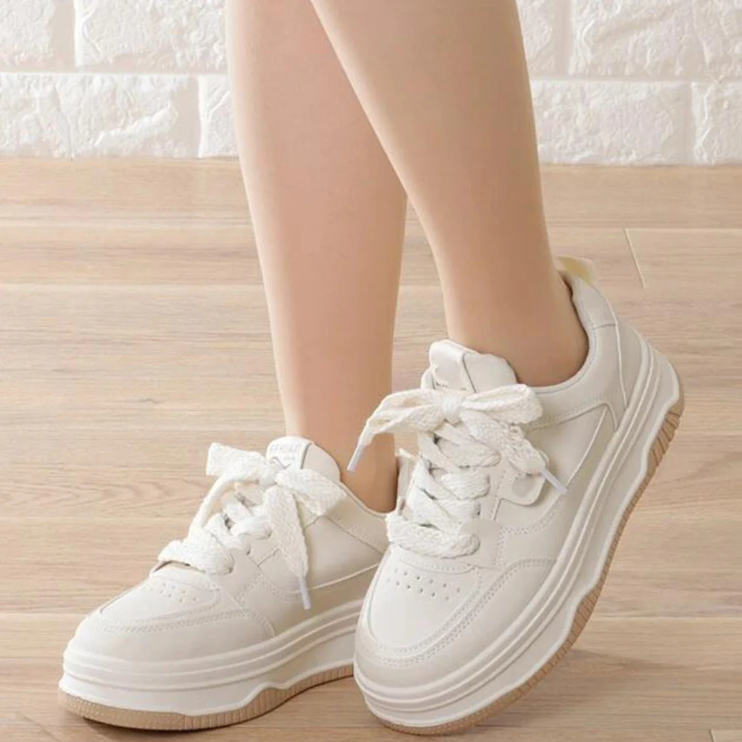 Valkoinen Chunky Sneakers naisille - Image 8