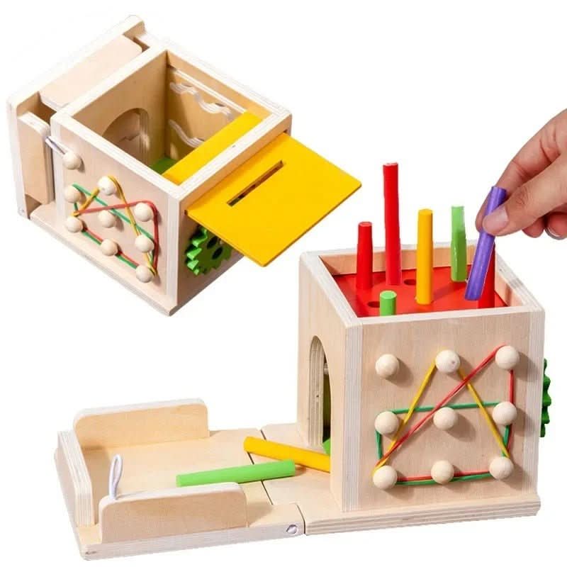 Vauvojen Oppimislelu ActivityCube Montessorin Inspiroimana - Image 5