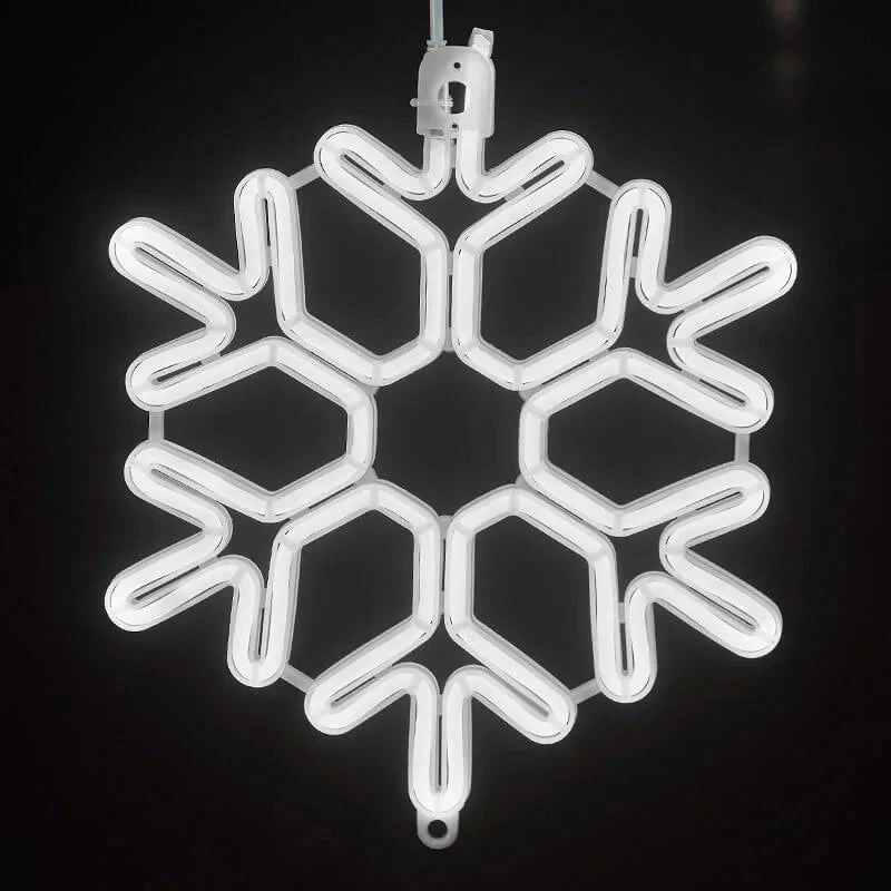 Vedenpitävät LED-lumihiutalevalot Talvikoristeisiin - Image 5